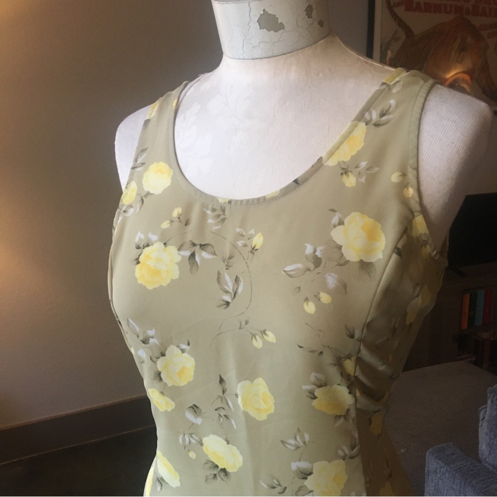 Vintage snatched waist Old Navy Maxi slip dress